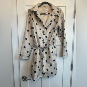 Capelli New York Polka Dots Rain Jacket, size medium